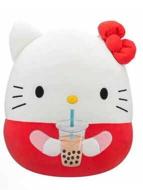 Squishmallows Hello Kitty Boba Tea Stuffed Animals & Plush Toy, 20" nwt